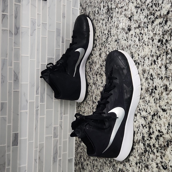 Black & Silver Nike Lunar Hyperquickness Basketball Shoes 13 sneakers 652775-001 - Picture 3 of 6